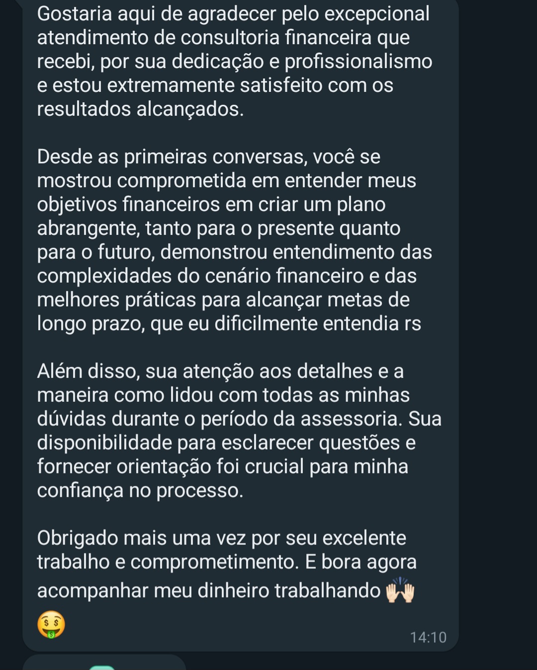 Depoimento de cliente 4