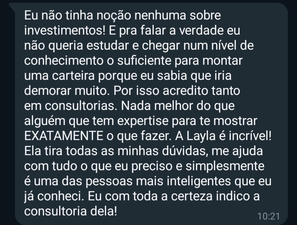 Depoimento de cliente 8