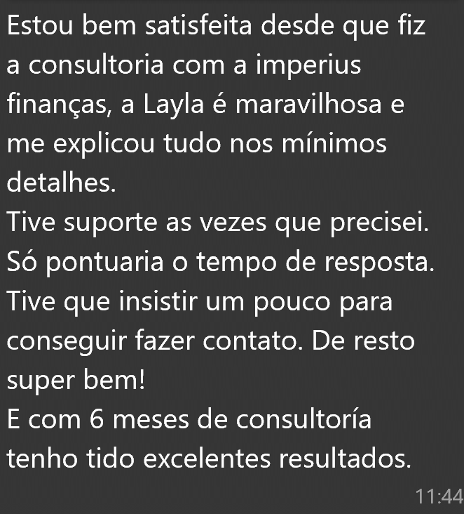Depoimento de cliente 5