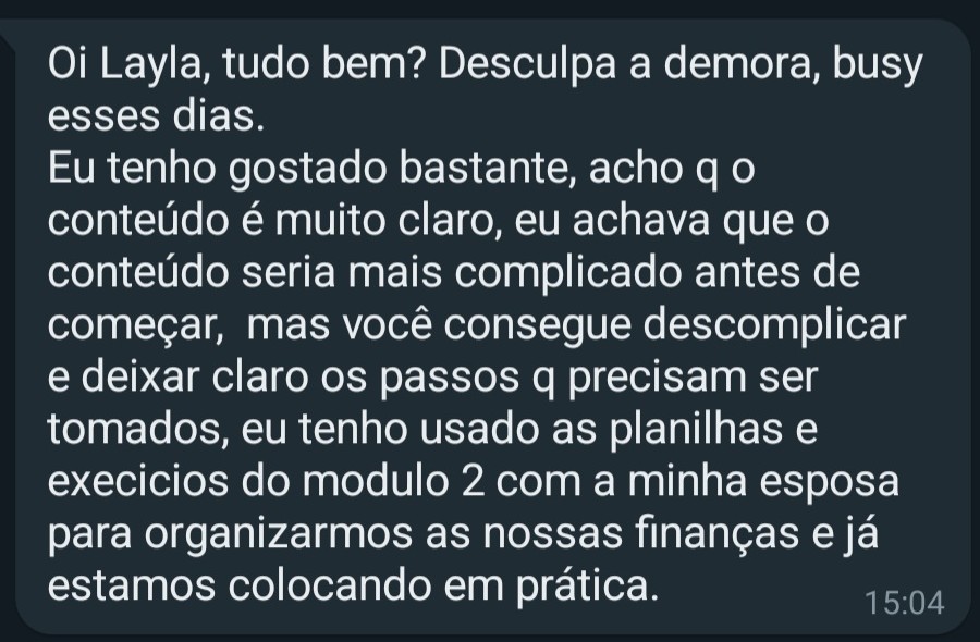 Depoimento de cliente 2