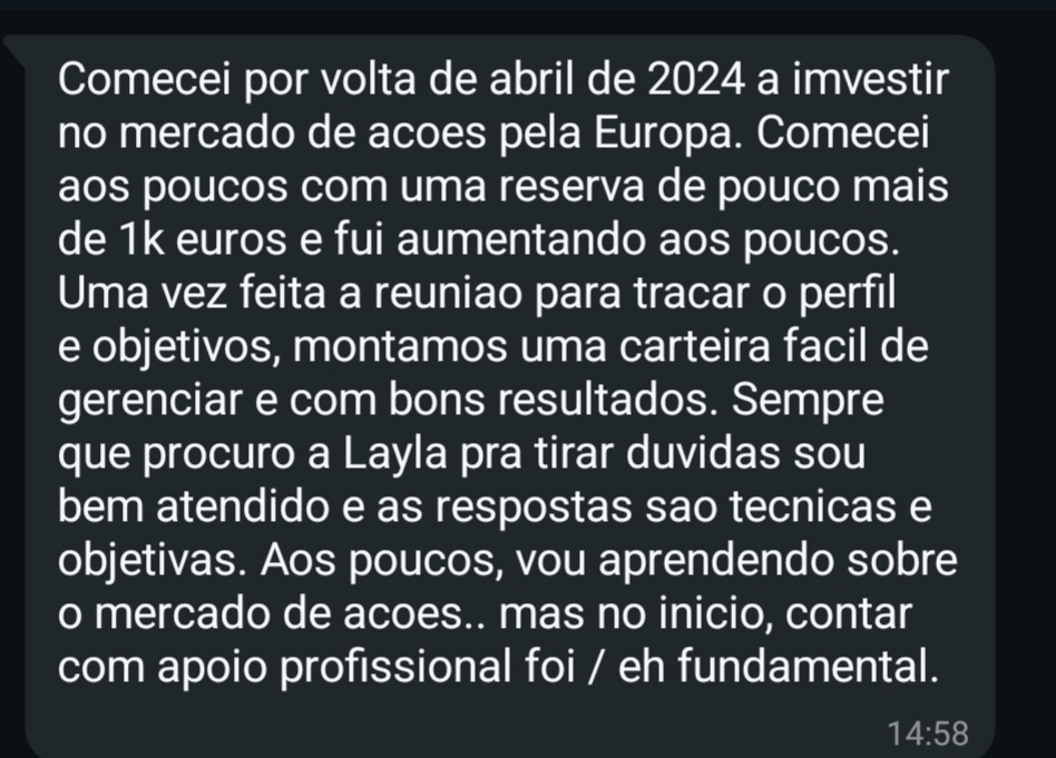 Depoimento de cliente 6